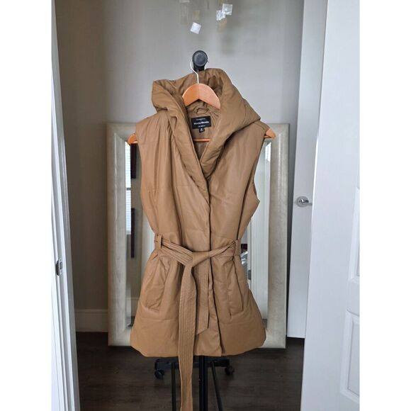 Haute Monde Los Angeles Camel Vest Size S - Picture 1 of 6